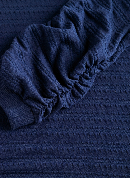 Sweater Fuchsia Dark Blue van Yest Curve | maat 44 t/m 52 - Image 2