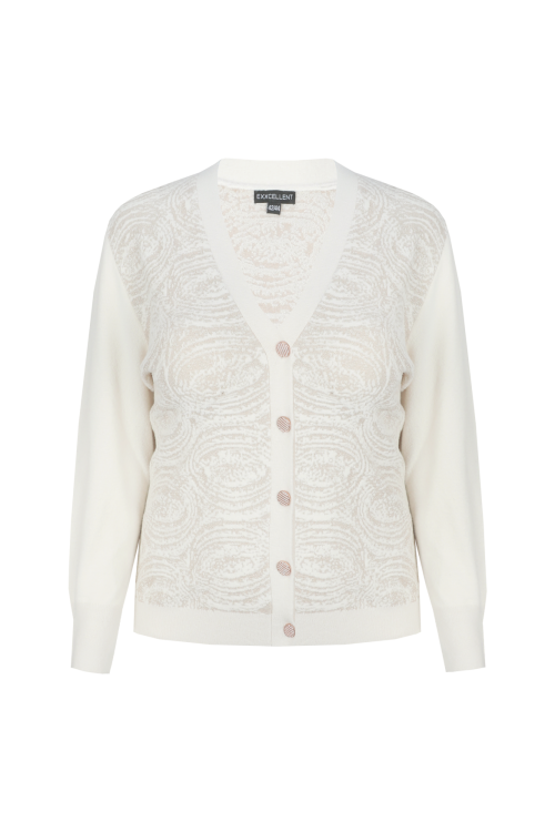 Amire Knit Cardigan Sand van Exxcellent | maat 42 t/m 54 - Image 2