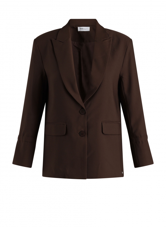 Blazer Kes Chocolate Brown van Ivy Beau | maat 36 t/m 46 - Image 2