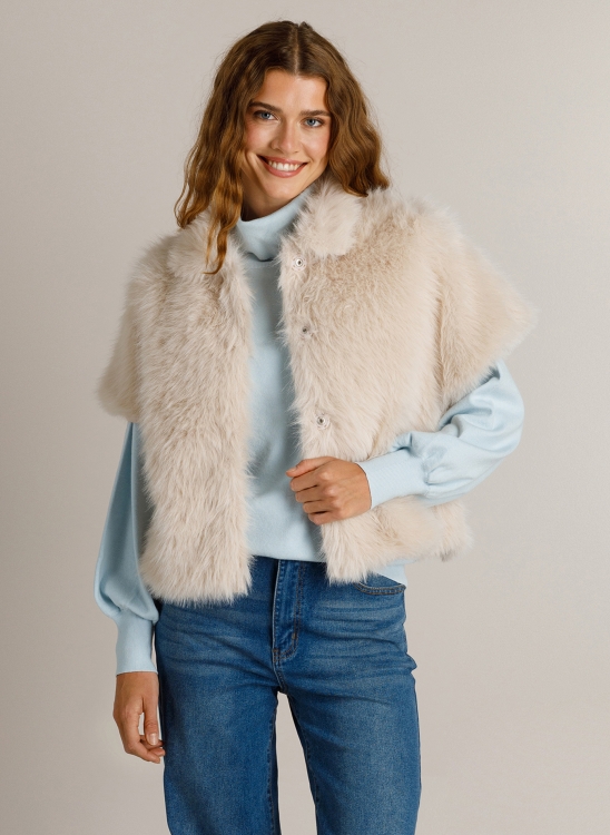 Gilet Kaya Off White van Ivy Beau | maat 36 t/m 46 - Image 2